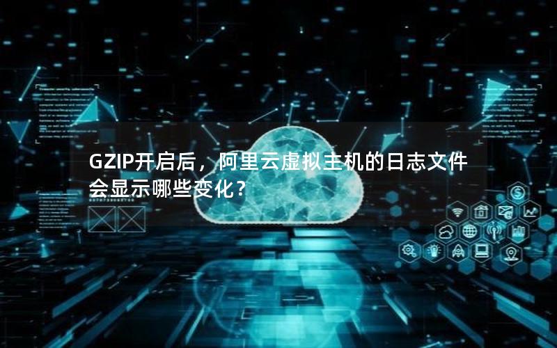 GZIP开启后，阿里云虚拟主机的日志文件会显示哪些变化？