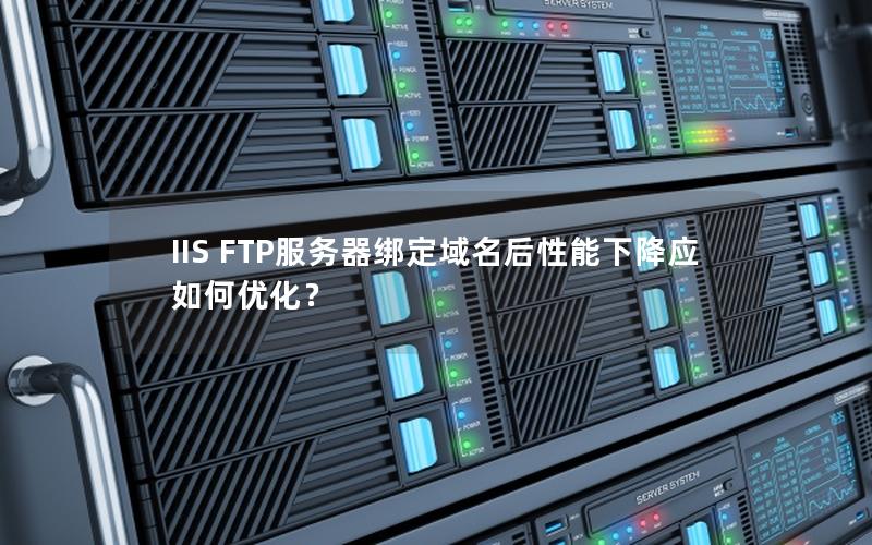 IIS FTP服务器绑定域名后性能下降应如何优化？