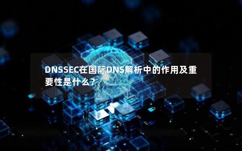 DNSSEC在国际DNS解析中的作用及重要性是什么？