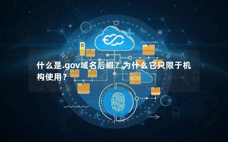 什么是.gov域名后缀？为什么它只限于机构使用？