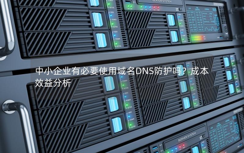 中小企业有必要使用域名DNS防护吗？成本效益分析