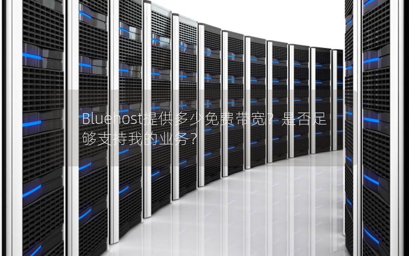 Bluehost提供多少免费带宽？是否足够支持我的业务？