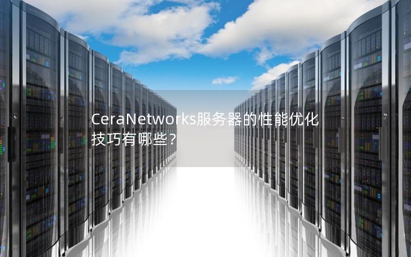 CeraNetworks服务器的性能优化技巧有哪些？