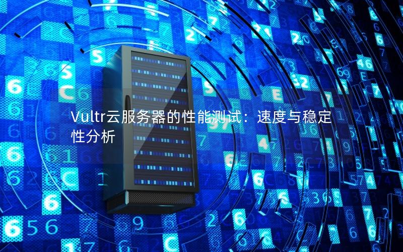 Vultr云服务器的性能测试：速度与稳定性分析