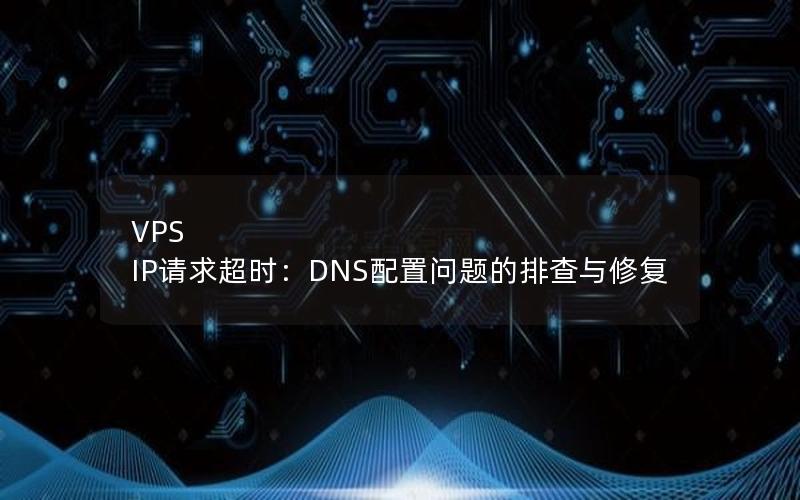 VPS IP请求超时：DNS配置问题的排查与修复