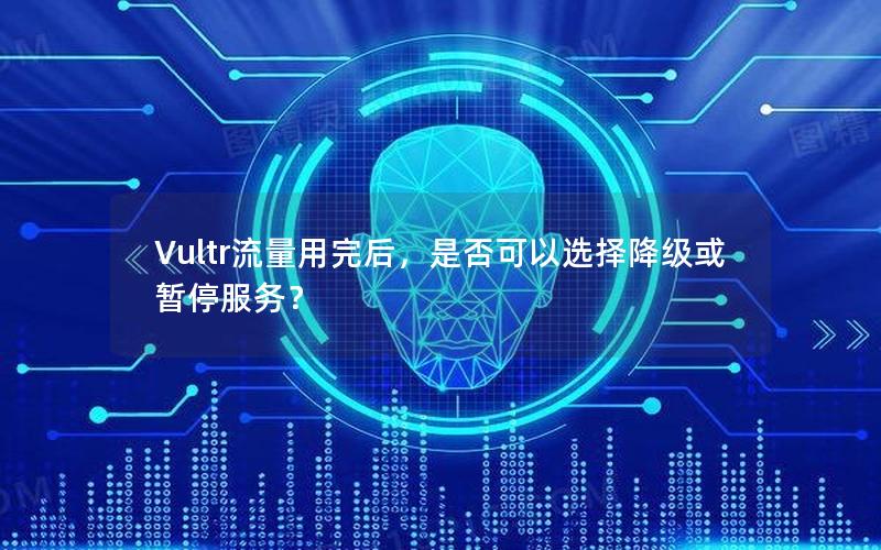 Vultr流量用完后，是否可以选择降级或暂停服务？