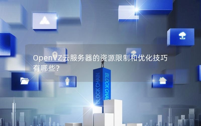 OpenVZ云服务器的资源限制和优化技巧有哪些？