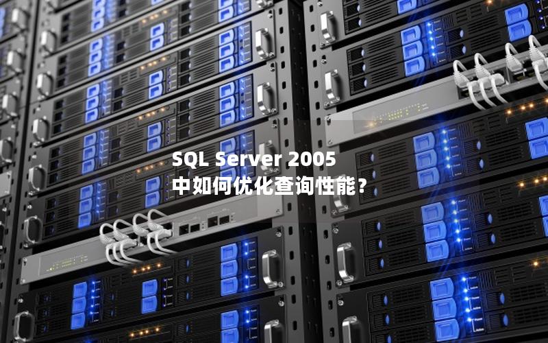 SQL Server 2005 中如何优化查询性能？