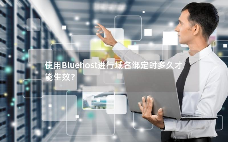 使用Bluehost进行域名绑定时多久才能生效？