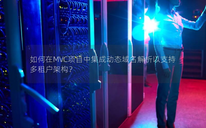 如何在MVC项目中集成动态域名解析以支持多租户架构？