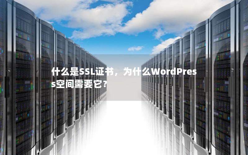 什么是SSL证书，为什么WordPress空间需要它？