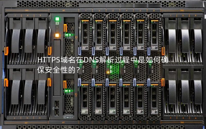 HTTPS域名在DNS解析过程中是如何确保安全性的？