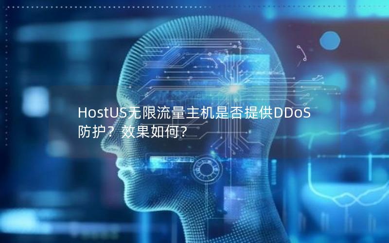 HostUS无限流量主机是否提供DDoS防护？效果如何？