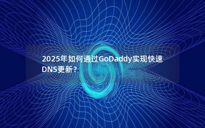 2025年如何通过GoDaddy实现快速DNS更新？