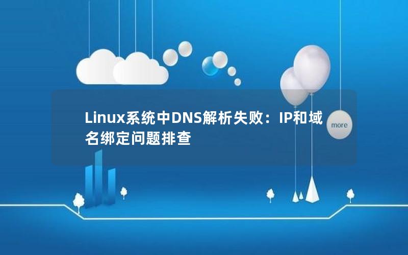 Linux系统中DNS解析失败：IP和域名绑定问题排查