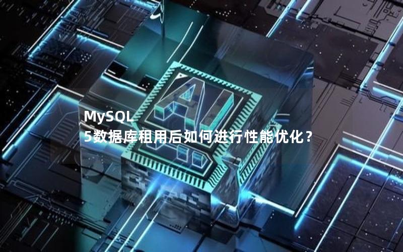 MySQL 5数据库租用后如何进行性能优化？