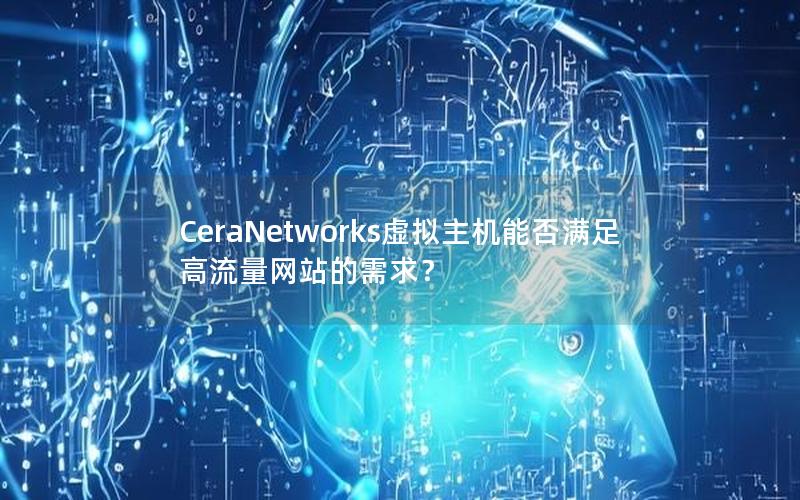 CeraNetworks虚拟主机能否满足高流量网站的需求？