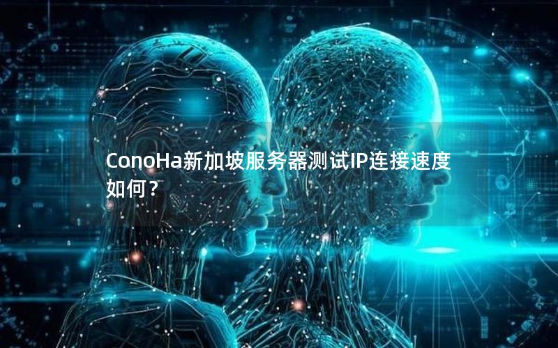 ConoHa新加坡服务器测试IP连接速度如何？