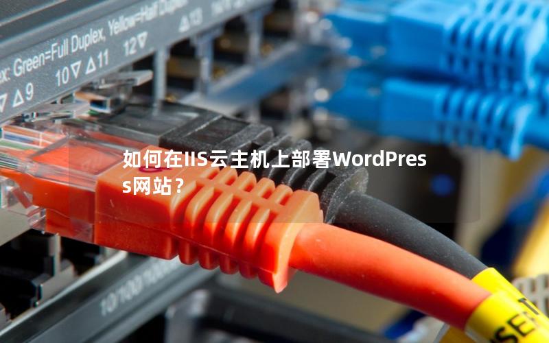 如何在IIS云主机上部署WordPress网站？