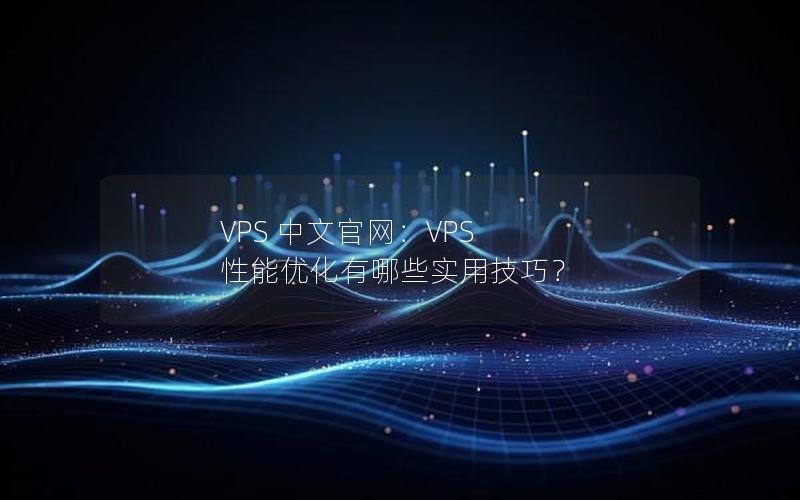 VPS 中文官网：VPS 性能优化有哪些实用技巧？