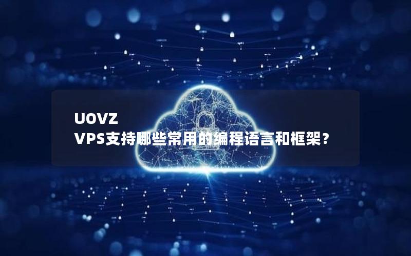 UOVZ VPS支持哪些常用的编程语言和框架？