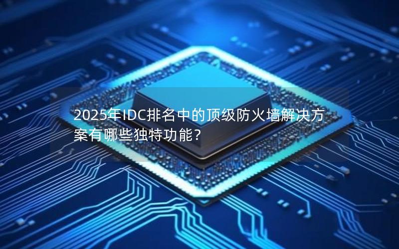 2025年IDC排名中的顶级防火墙解决方案有哪些独特功能？