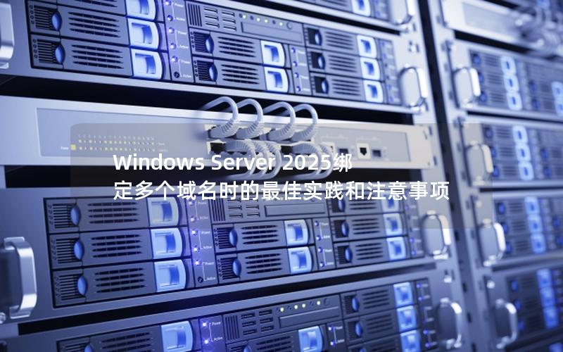 Windows Server 2025绑定多个域名时的最佳实践和注意事项