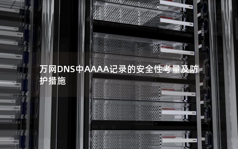 万网DNS中AAAA记录的安全性考量及防护措施