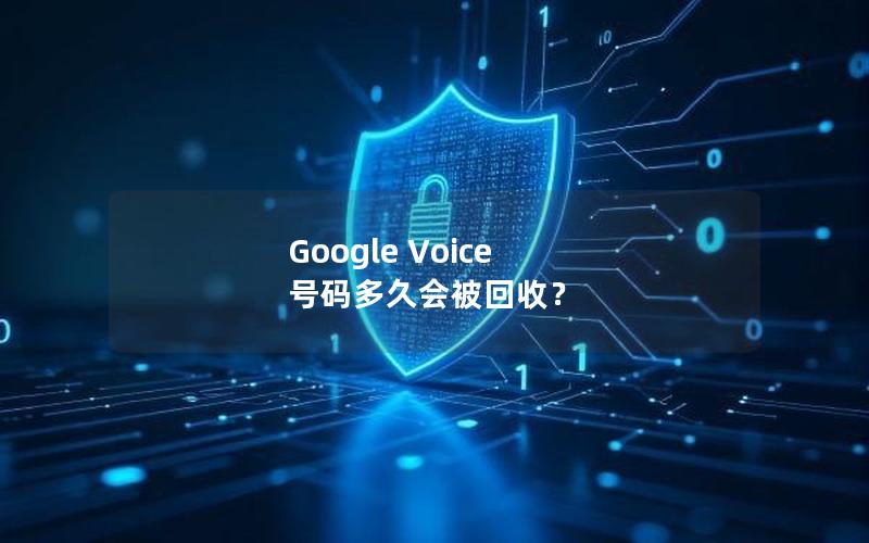 Google Voice 号码多久会被回收？