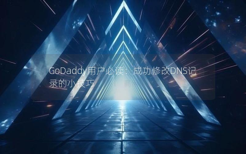 GoDaddy用户必读：成功修改DNS记录的小技巧