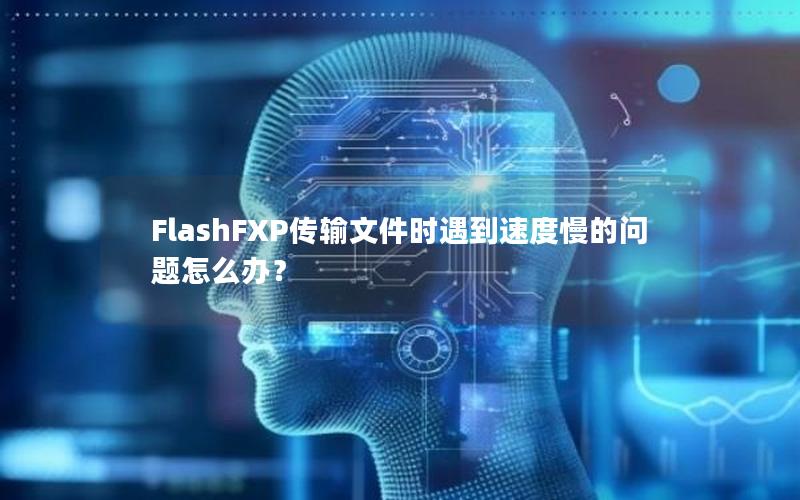 FlashFXP传输文件时遇到速度慢的问题怎么办？