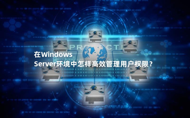 在Windows Server环境中怎样高效管理用户权限？