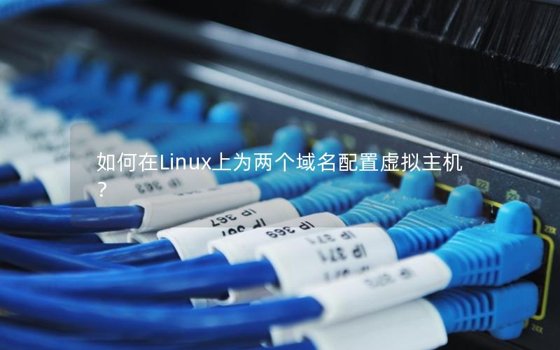 如何在Linux上为两个域名配置虚拟主机？