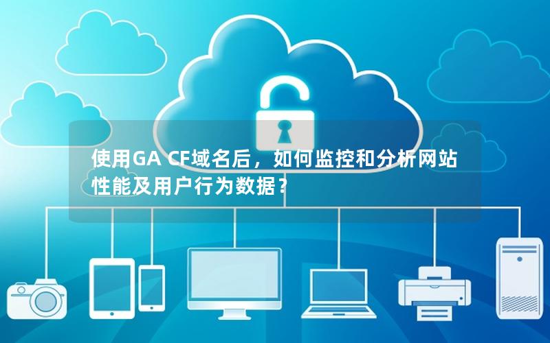 使用GA CF域名后，如何监控和分析网站性能及用户行为数据？