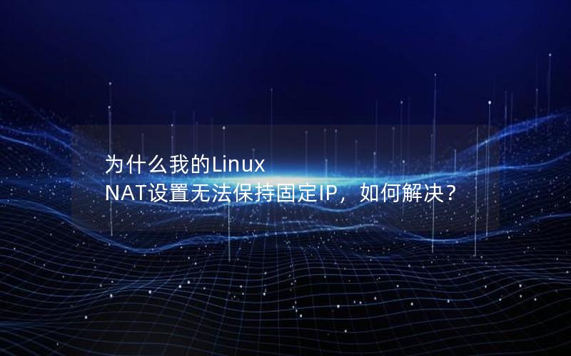 为什么我的Linux NAT设置无法保持固定IP，如何解决？