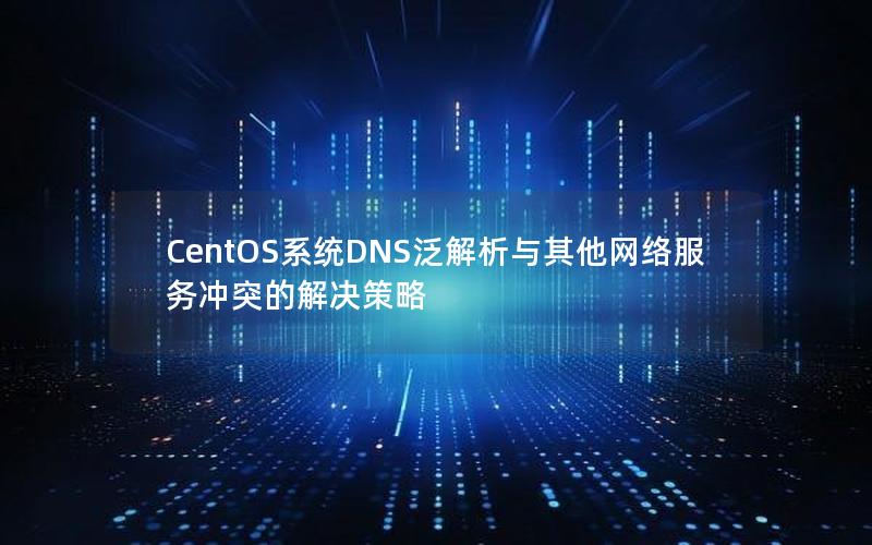 CentOS系统DNS泛解析与其他网络服务冲突的解决策略