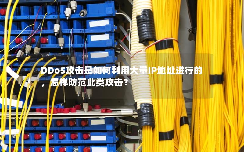 DDoS攻击是如何利用大量IP地址进行的，怎样防范此类攻击？