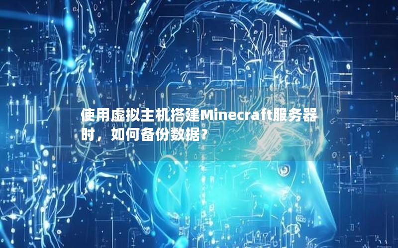 使用虚拟主机搭建Minecraft服务器时，如何备份数据？