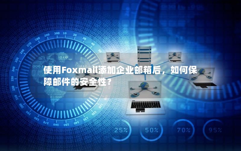 使用Foxmail添加企业邮箱后，如何保障邮件的安全性？