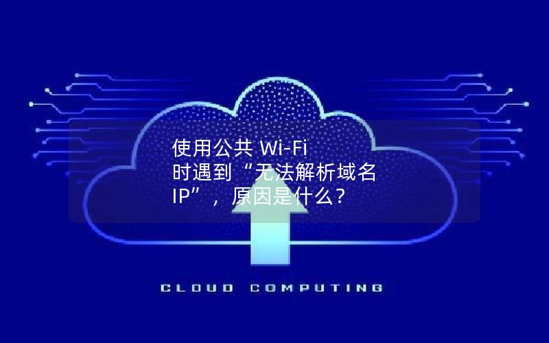 使用公共 Wi-Fi 时遇到“无法解析域名 IP”，原因是什么？