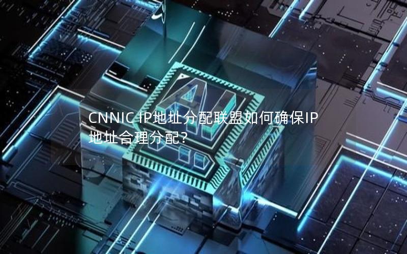 CNNIC IP地址分配联盟如何确保IP地址合理分配？