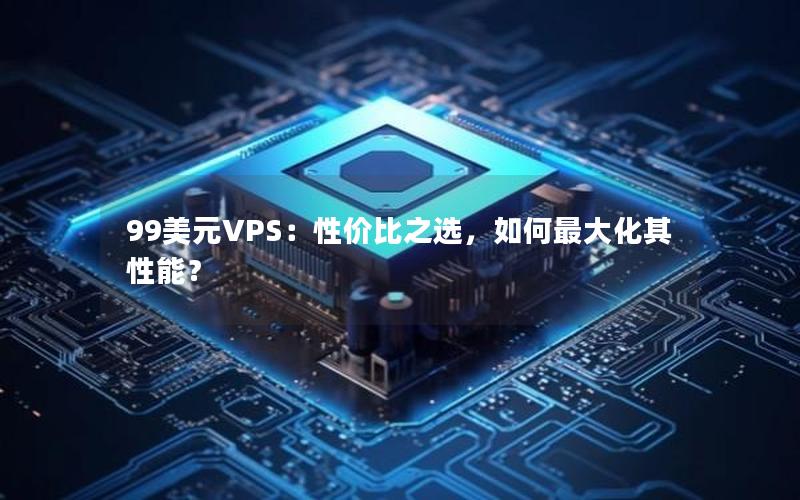 99美元VPS：性价比之选，如何最大化其性能？