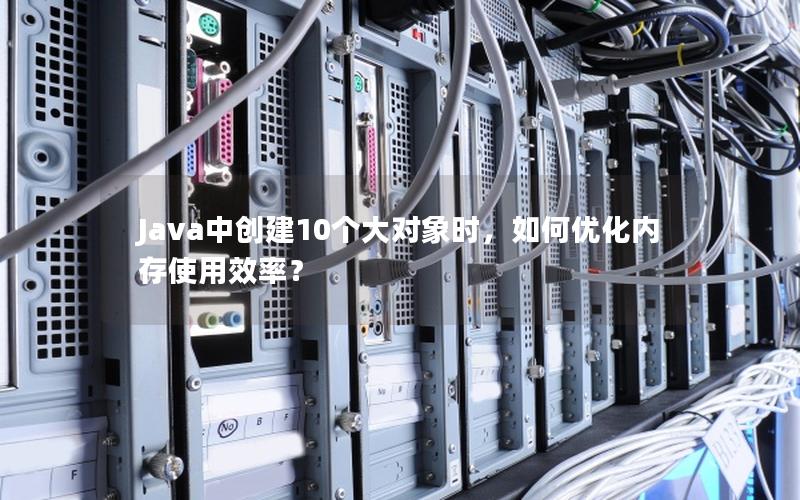 Java中创建10个大对象时，如何优化内存使用效率？