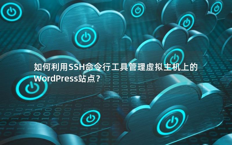 如何利用SSH命令行工具管理虚拟主机上的WordPress站点？