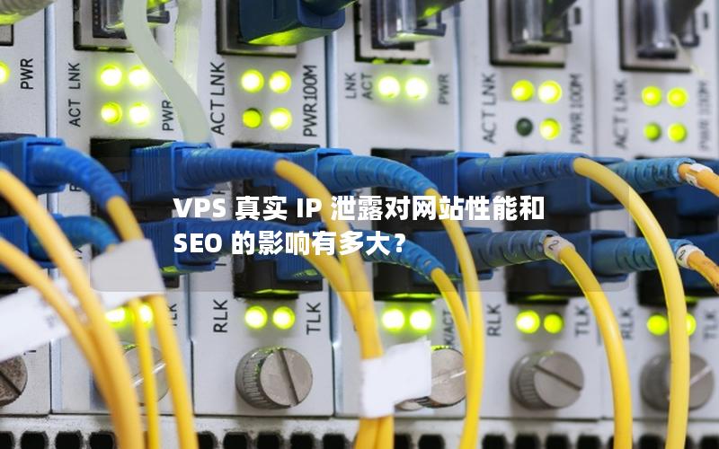 VPS 真实 IP 泄露对网站性能和 SEO 的影响有多大？