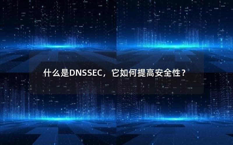 什么是DNSSEC，它如何提高安全性？