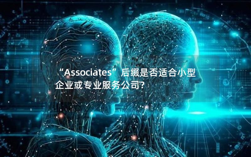 “Associates”后缀是否适合小型企业或专业服务公司？