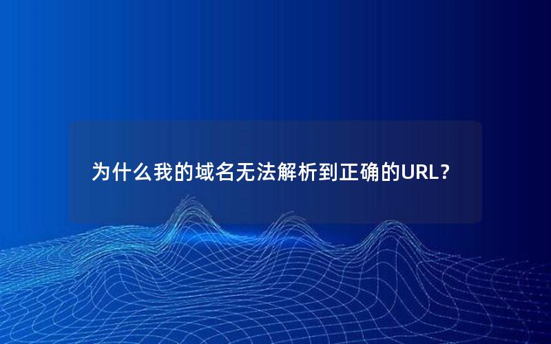 为什么我的域名无法解析到正确的URL？