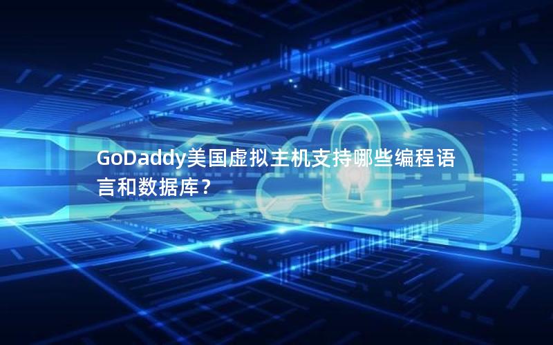 GoDaddy美国虚拟主机支持哪些编程语言和数据库？