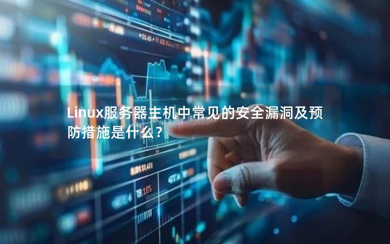 Linux服务器主机中常见的安全漏洞及预防措施是什么？